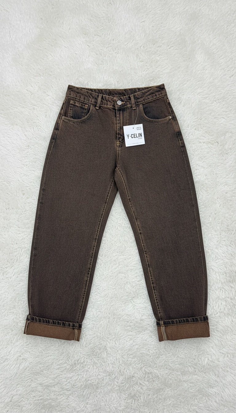 JEANS EFFETTO VINTAGE BALOON