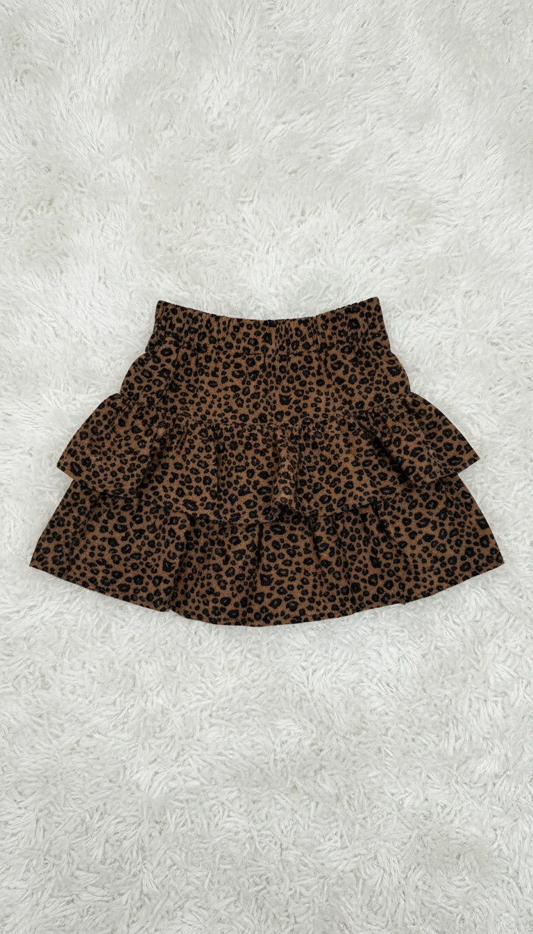 GONNA/PANTALONCINO LEOPARDATA 12-13 ANNI