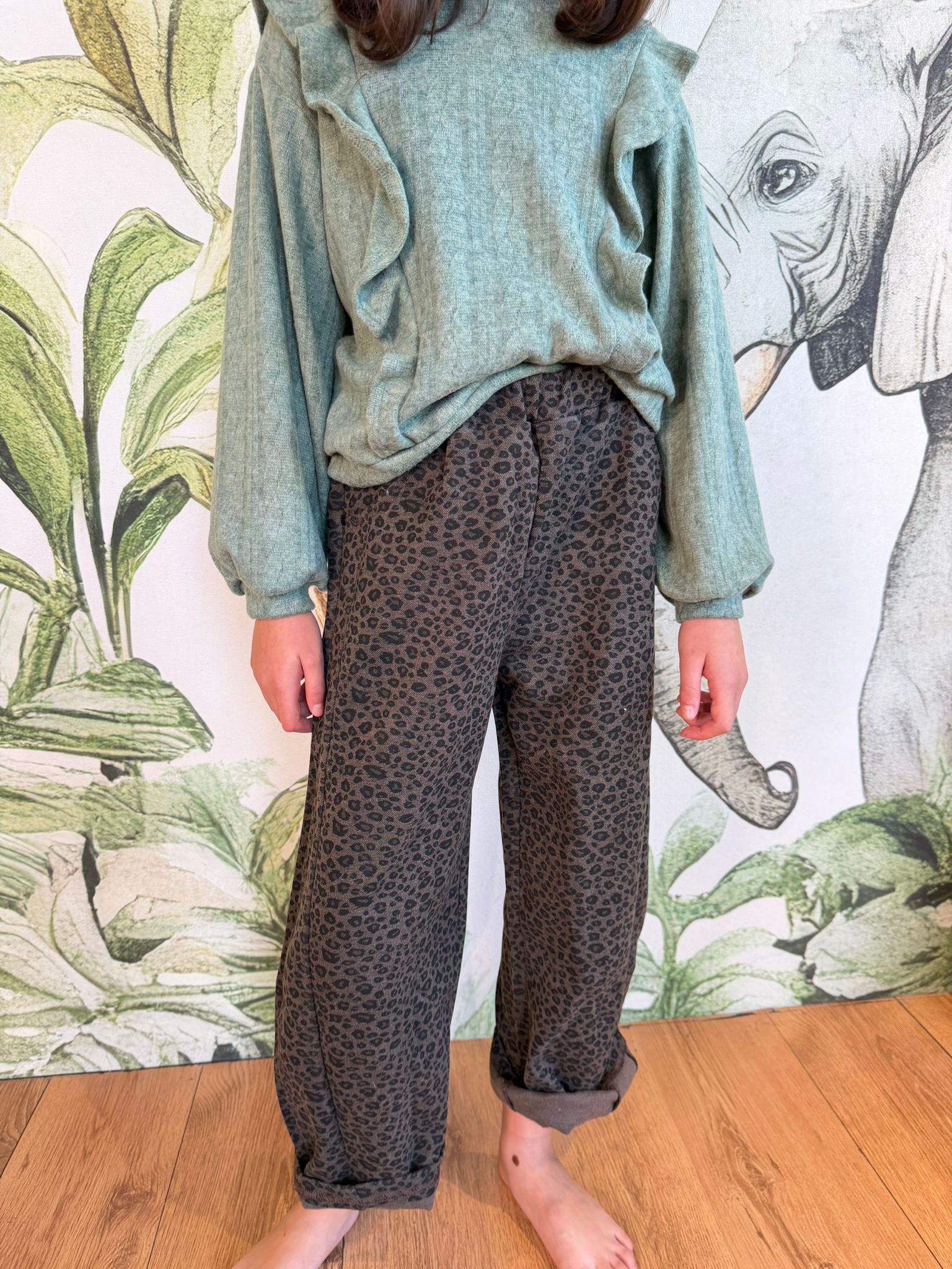 JEANS LEOPARDATO 1284 NEW