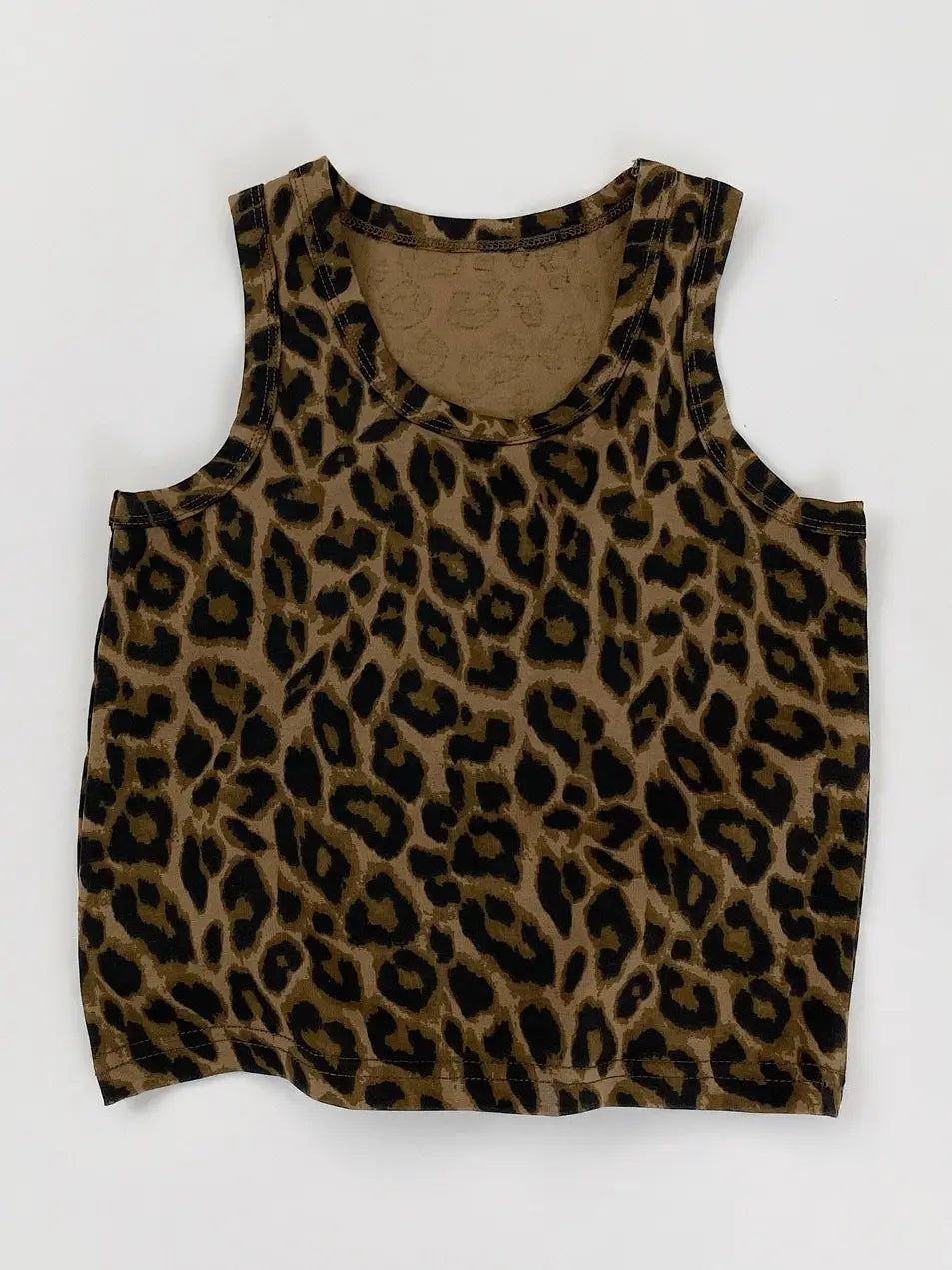 T-SHIRT SMANICATA LEOPARDATA
